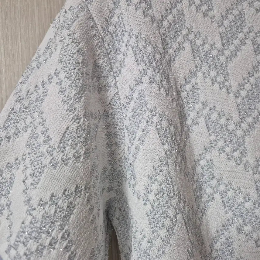 [BUNJANG] ORR Jacquard Knit Short Sleeve Top / (21년) ORR 오르  리프 자가드 니트 반팔 S
