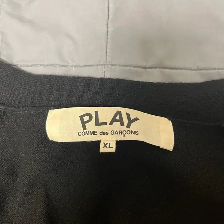 [SOLD OUT] 꼼데가르송 블랙 가디건 XL