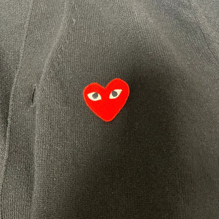 [SOLD OUT] 꼼데가르송 블랙 가디건 XL
