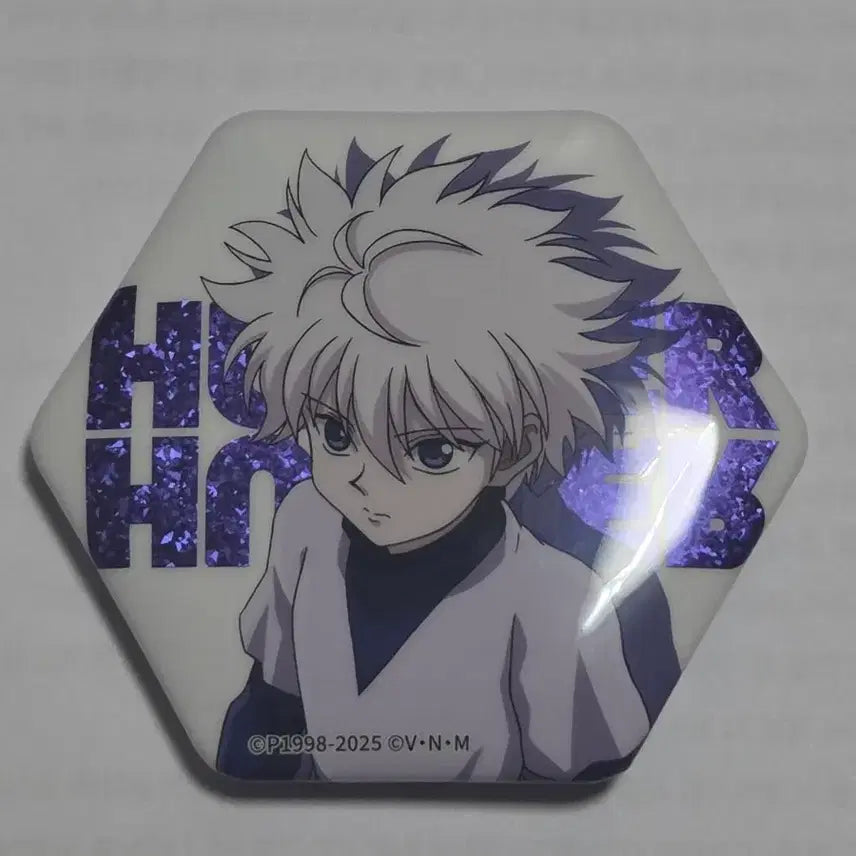 [BUNJANG] Hunter x Hunter Hexagonal Can Badge Set / 헌터x헌터 육각 캔뱃지 세트
