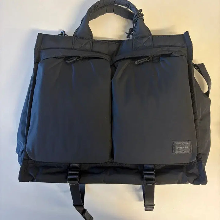 [BUNJANG] Porter Black 2-Way Shoulder Tote Bag / 포터 블랙 2way 숄더백 토트백