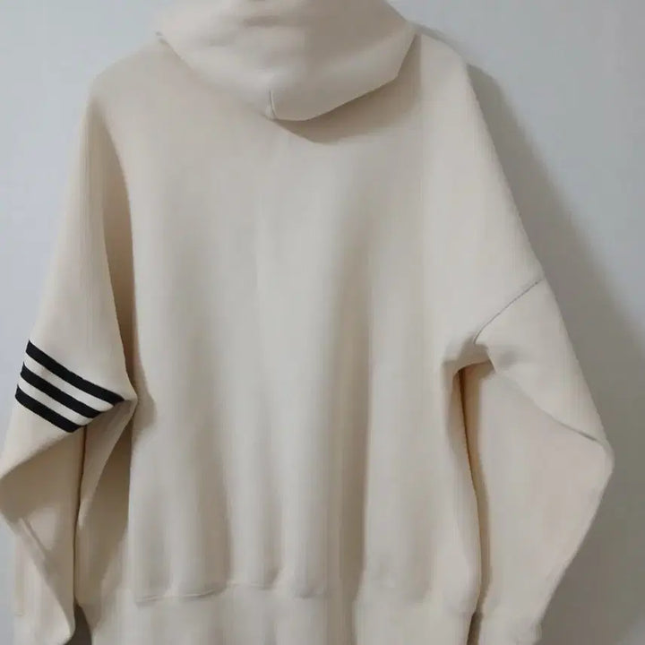 [BUNJANG] Adidas New Classic Ivory Hoodie L / 아디다스 뉴클래식 아이보리후드 L