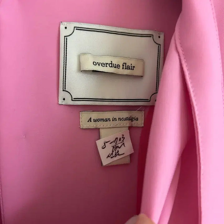 [BUNJANG] Overdue Flare Pink Long Dress / 오버듀플레어 핑크 롱 원피스