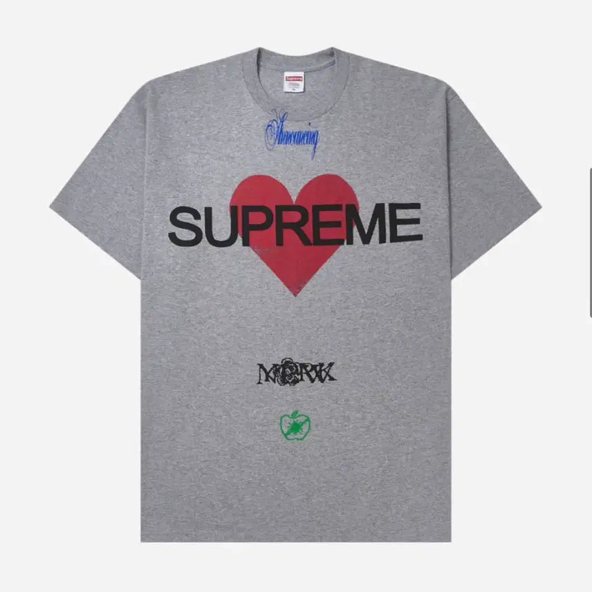 [BUNJANG] Supreme Announcing Heather Gray T-shirt / 슈프림 어나운싱 헤더그레이 m