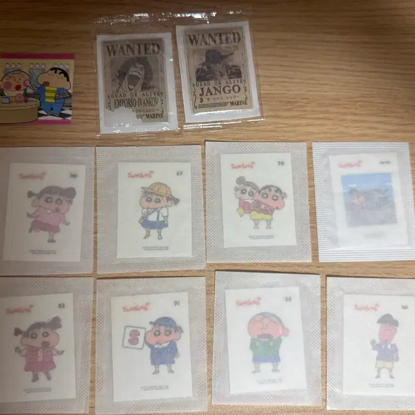 [BUNJANG] Crayon Shin-chan, Pokemon, One Piece Sticker / 짱구, 포켓몬, 원피스 띠부씰 11개!