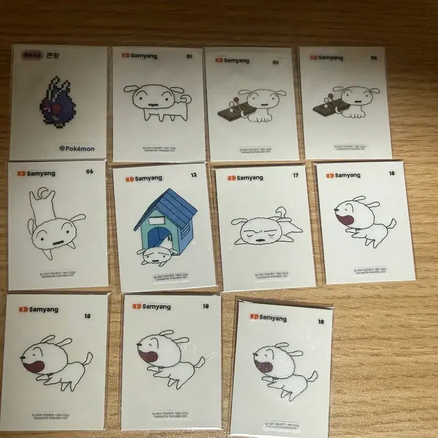 [BUNJANG] Crayon Shin-chan, Pokemon, One Piece Sticker / 짱구, 포켓몬, 원피스 띠부씰 11개!