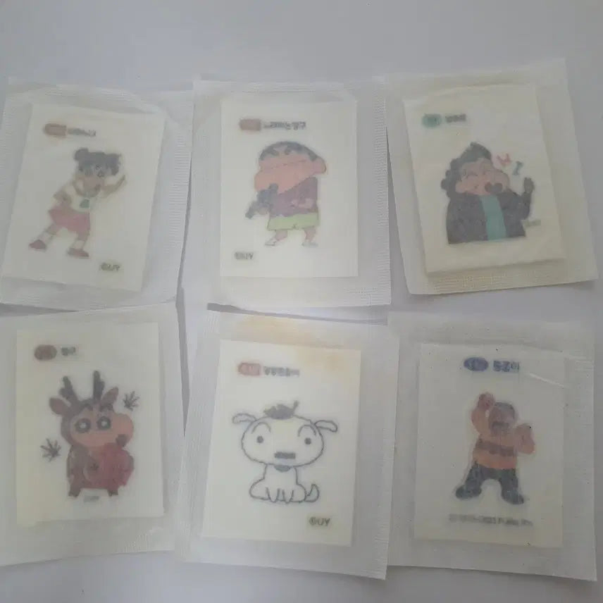 [BUNJANG] Crayon Shin-chan Ddibudibuseal Bundle Set / 짱구 띠부띠부씰 일괄 판매