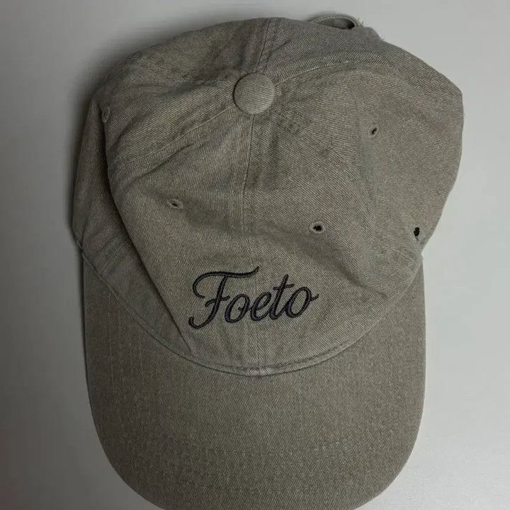 [BUNJANG] Poeto Washed Beige Hat / 포에토 모자