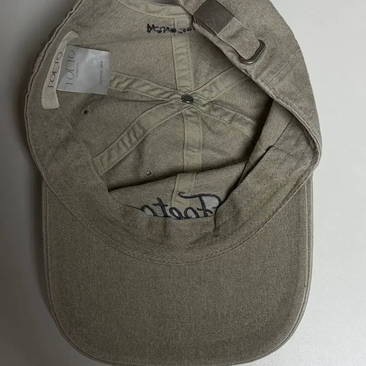 [BUNJANG] Poeto Washed Beige Hat / 포에토 모자