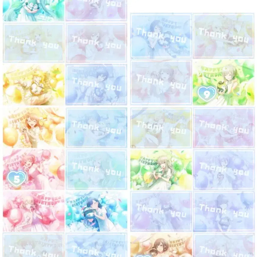 [BUNJANG] Project Sekai 4th Birthday Illustration Epix (10 Boxes) / 프세카 4차 생일 일러 이픽 확정 공구 10박스