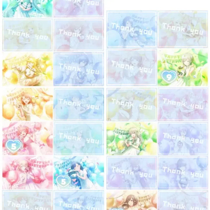 [BUNJANG] Project Sekai 4th Birthday Illustration Epix (10 Boxes) / 프세카 4차 생일 일러 이픽 확정 공구 10박스