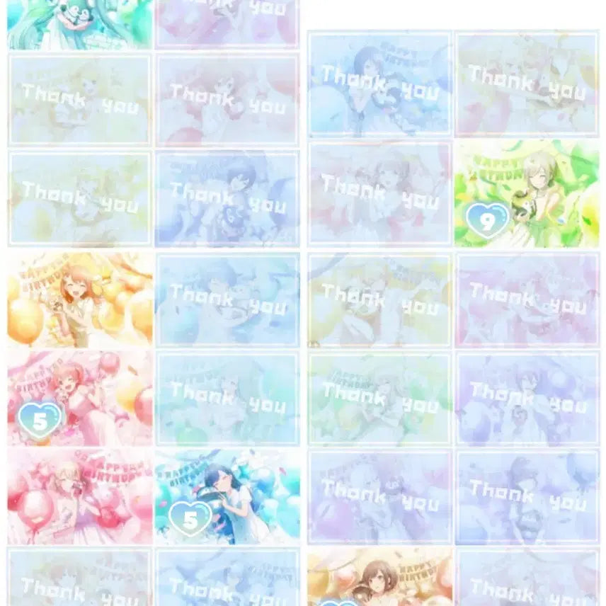 [BUNJANG] Project Sekai 4th Birthday Illustration Epix (10 Boxes) / 프세카 4차 생일 일러 이픽 확정 공구 10박스