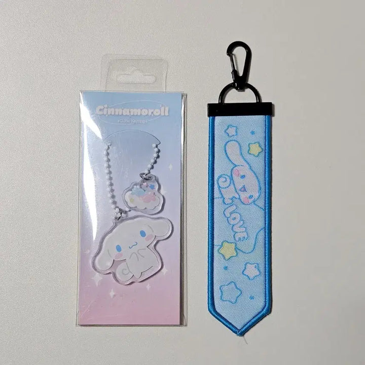 [BUNJANG] Sanrio Cinnamoroll Acrylic and Strap Keyring / 시나모롤 아크릴 키링, 스트랩 키링 산리오