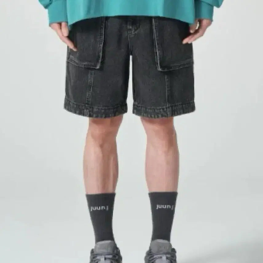 [BUNJANG] Juun.J Black Denim Shorts Size 46 / [46] 준지 블랙 데님 반바지