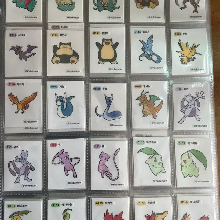 [BUNJANG] Pokemon Tteokbokki Sticker 1st &amp; 2nd Generation Full Set / 포켓몬 띠부씰 1,2세대 전종 3자리4자리 세트