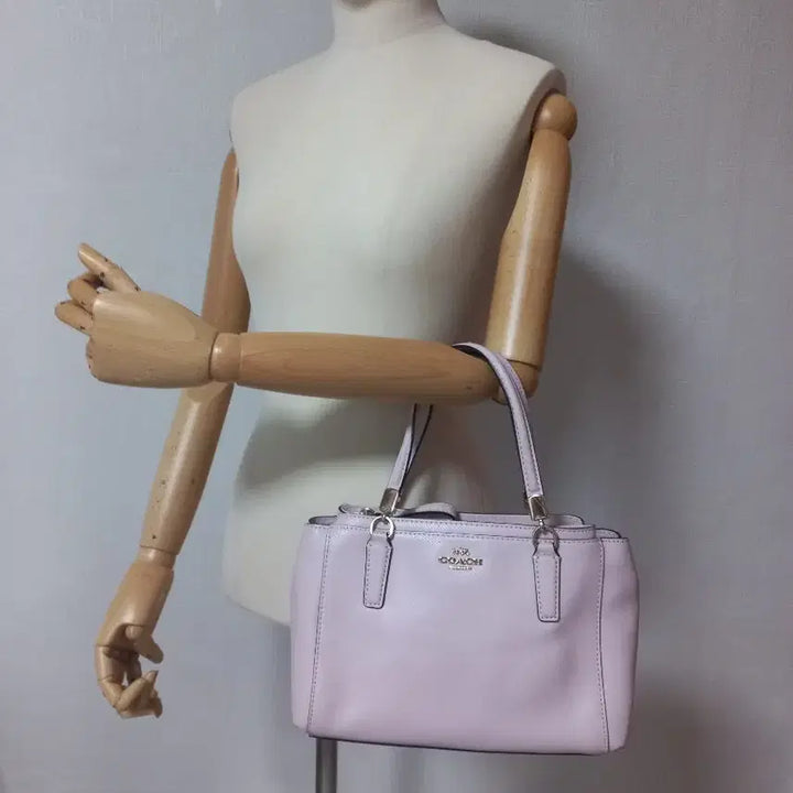 [BUNJANG] Coach Mini Tote Bag - Light Pink / 코치 미니 토트백. 라이트 핑크