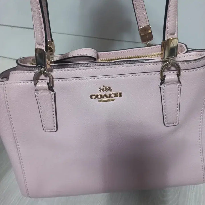 [BUNJANG] Coach Mini Tote Bag - Light Pink / 코치 미니 토트백. 라이트 핑크