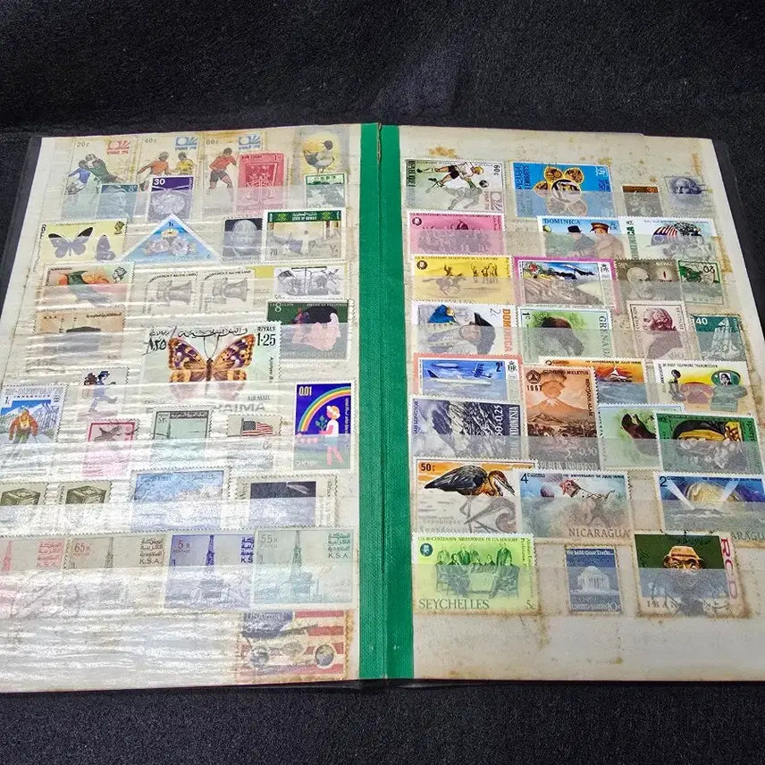 [BUNJANG] Vintage Retro Korean Stamps Collection / 레트로 빈티지 근대사 우표 우표집 1