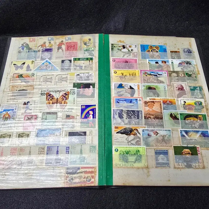 [BUNJANG] Vintage Retro Korean Stamps Collection / 레트로 빈티지 근대사 우표 우표집 1