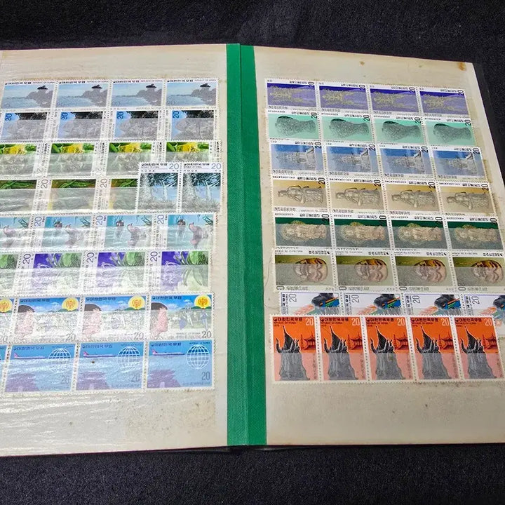 [BUNJANG] Vintage Retro Korean Stamps Collection / 레트로 빈티지 근대사 우표 우표집 1