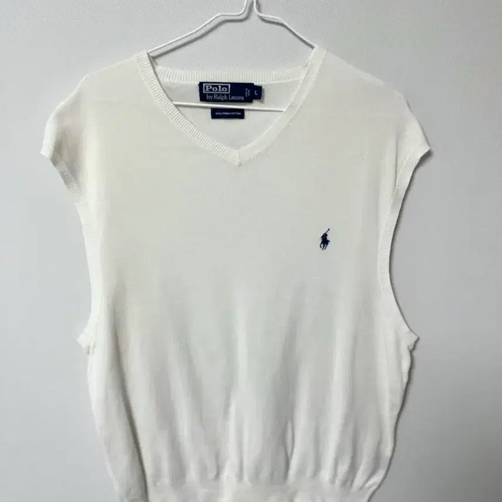 [BUNJANG] Polo Ralph Lauren Pima Cotton Knit Vest L / 폴로 랄프로렌 피마 코튼 니트 베스트 L