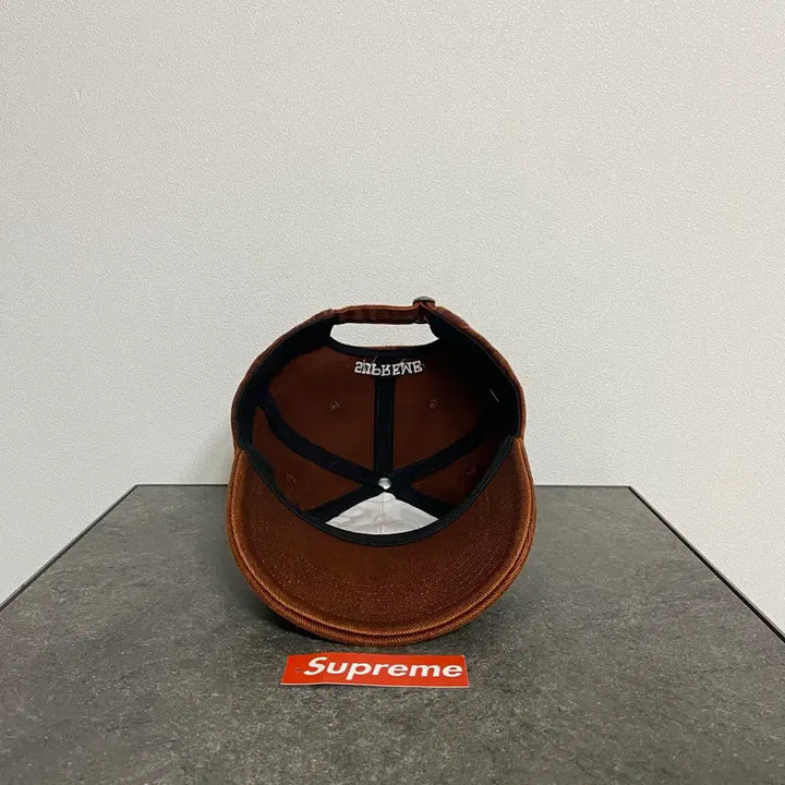 [SOLD OUT] (OS) 슈프림 6패널 볼캡 모자 워시드 트윌 러스트 브라운
