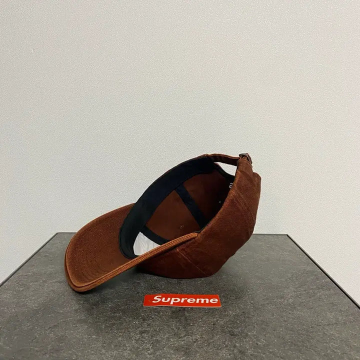 [SOLD OUT] (OS) 슈프림 6패널 볼캡 모자 워시드 트윌 러스트 브라운