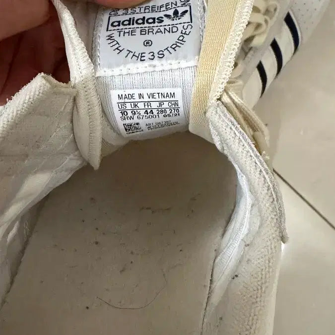 [BUNJANG] Adidas White Sneakers 280 / 아디다스 화이트 스니커즈 280