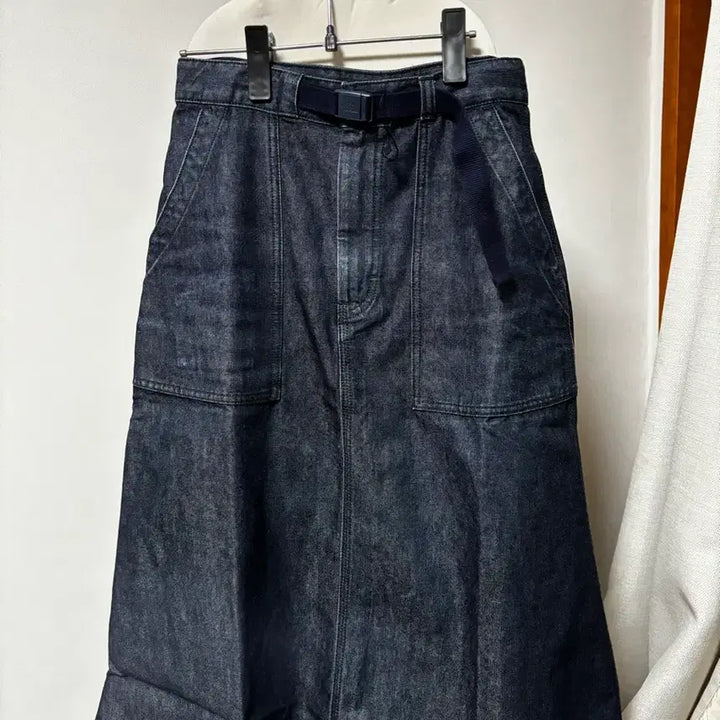 [BUNJANG] The North Face Purple Label Denim Long Skirt - Size S / 노스페이스 퍼플라벨 스커트 치마 s
