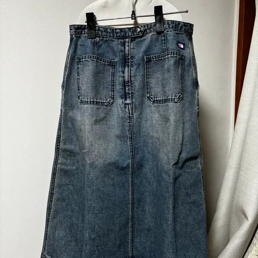 [BUNJANG] The North Face Purple Label Denim Long Skirt / 노스페이스 퍼플라벨 스커트 치마 s
