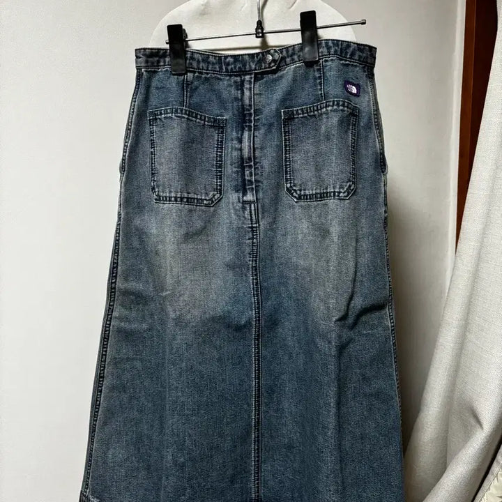 [BUNJANG] The North Face Purple Label Denim Long Skirt / 노스페이스 퍼플라벨 스커트 치마 s