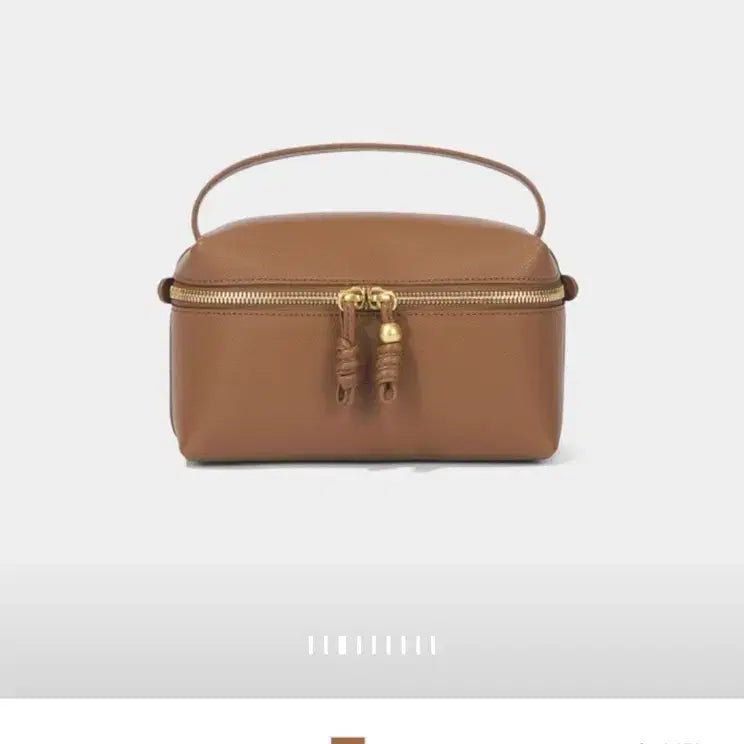 [BUNJANG] TIMELESS STUDIO Ball Cube Cosmetic Bag Camel / 한섬 LATT 볼큐브 코스메틱 백 카멜 색상