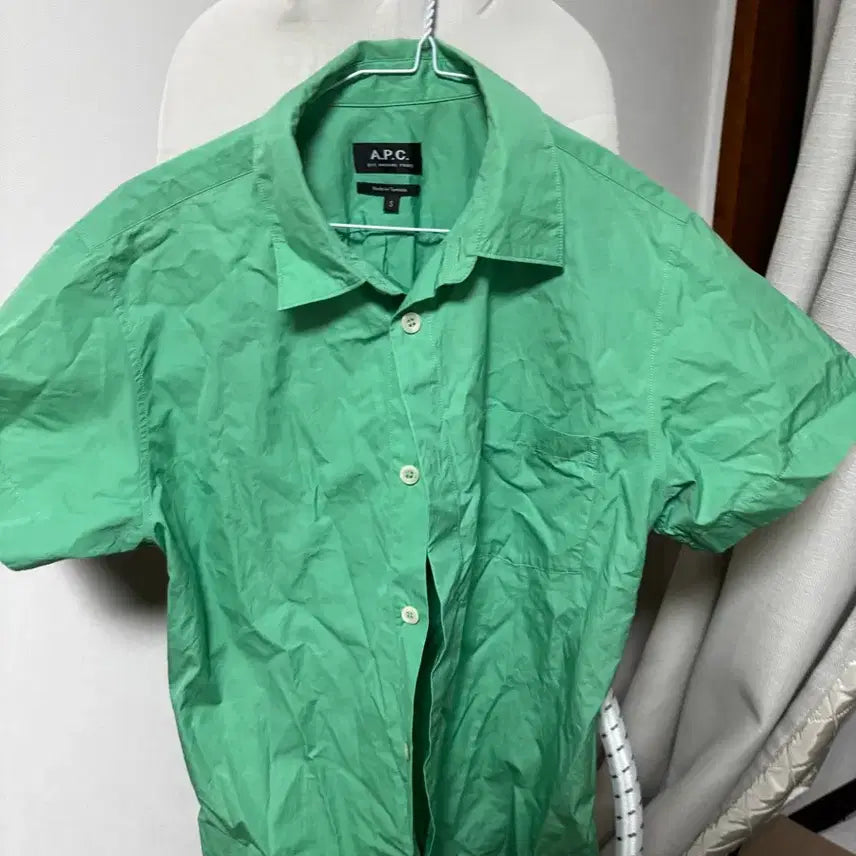[BUNJANG] A.P.C. S Short Sleeve Shirt / 아페쎄 셔츠 apc