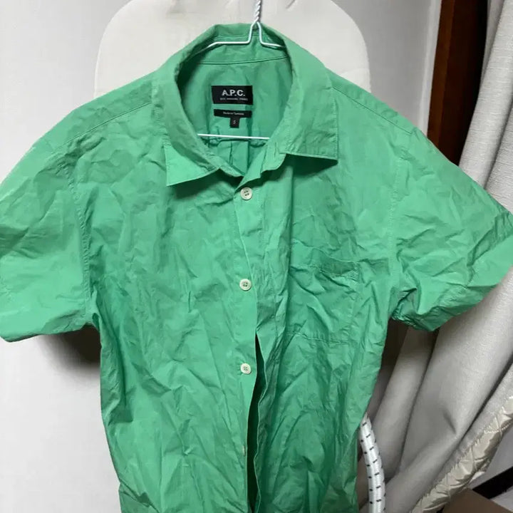 [BUNJANG] A.P.C. S Short Sleeve Shirt / 아페쎄 셔츠 apc