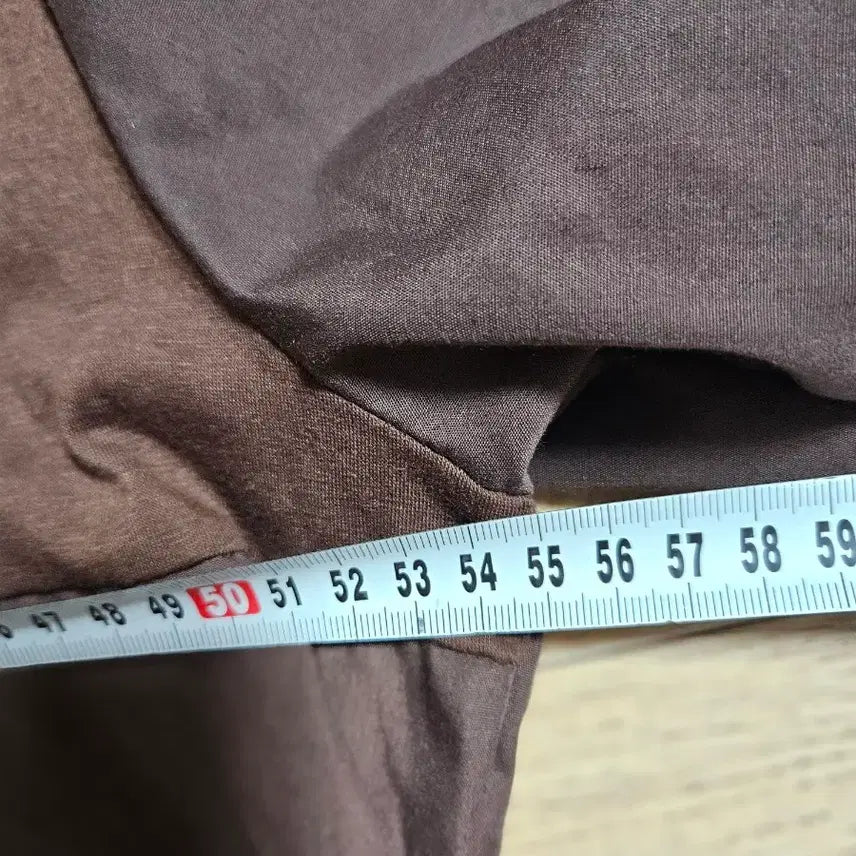 [BUNJANG] Brown Long Sleeve Blouse / 브라운 롱 슬리브 블라우스