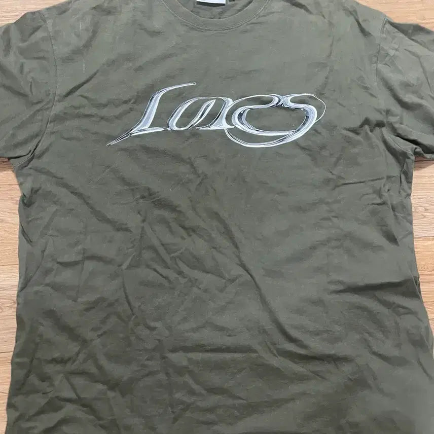 [BUNJANG] ROERZ Khaki Short-Sleeve T-Shirt Size L / 로어즈 카키 반팔 L
