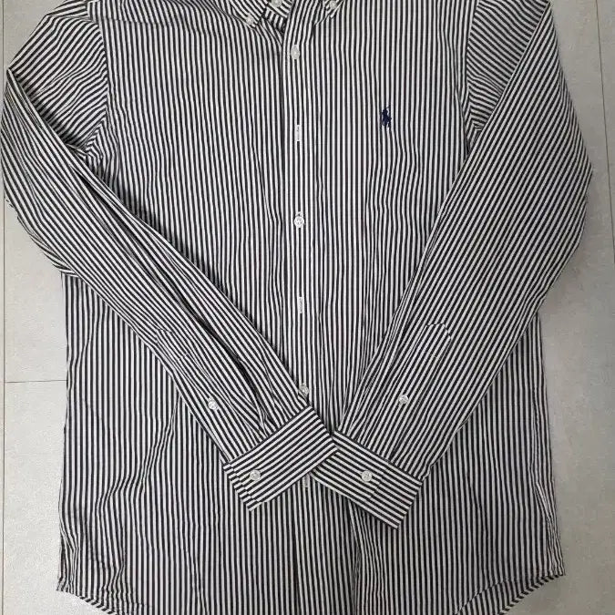 [BUNJANG] Polo Ralph Lauren Striped Classic Shirt / 판매 폴로 랄프로렌 스트라이프 브라운셔츠 클래식