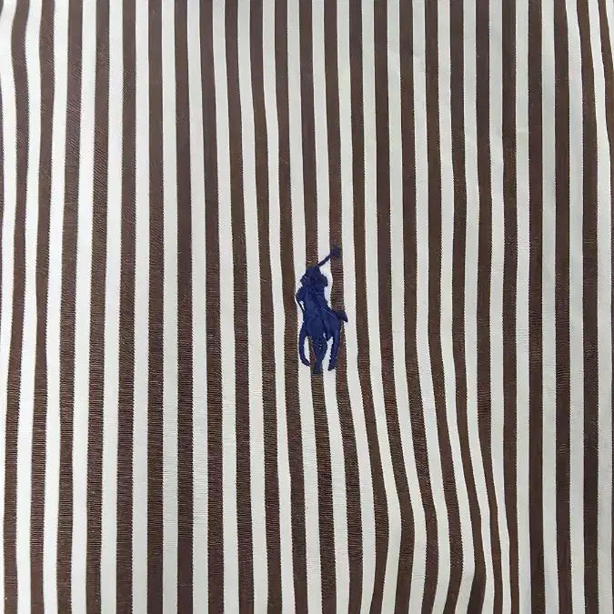 [BUNJANG] Polo Ralph Lauren Striped Classic Shirt / 판매 폴로 랄프로렌 스트라이프 브라운셔츠 클래식