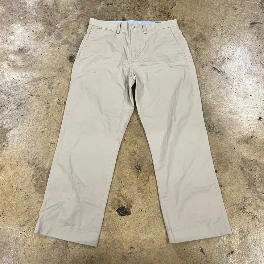 [BUNJANG] Polo Ralph Lauren Beige Cotton Pants / [정품] 폴로 랄프로렌 베이지 면바지