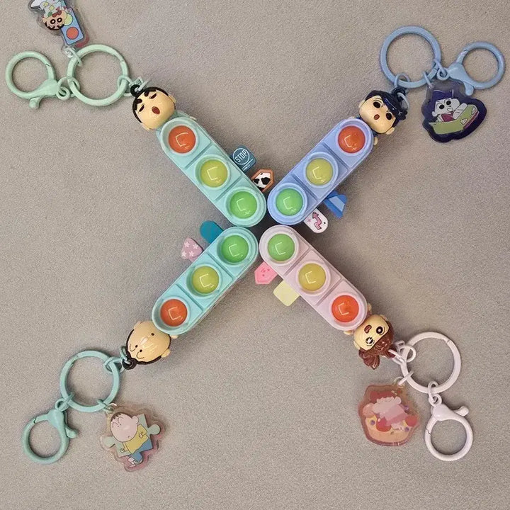 [SOLD OUT] 짱구는못말려 신호등 키링 4종