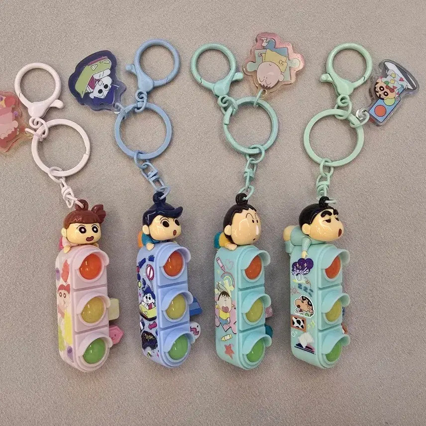 [SOLD OUT] 짱구는못말려 신호등 키링 4종