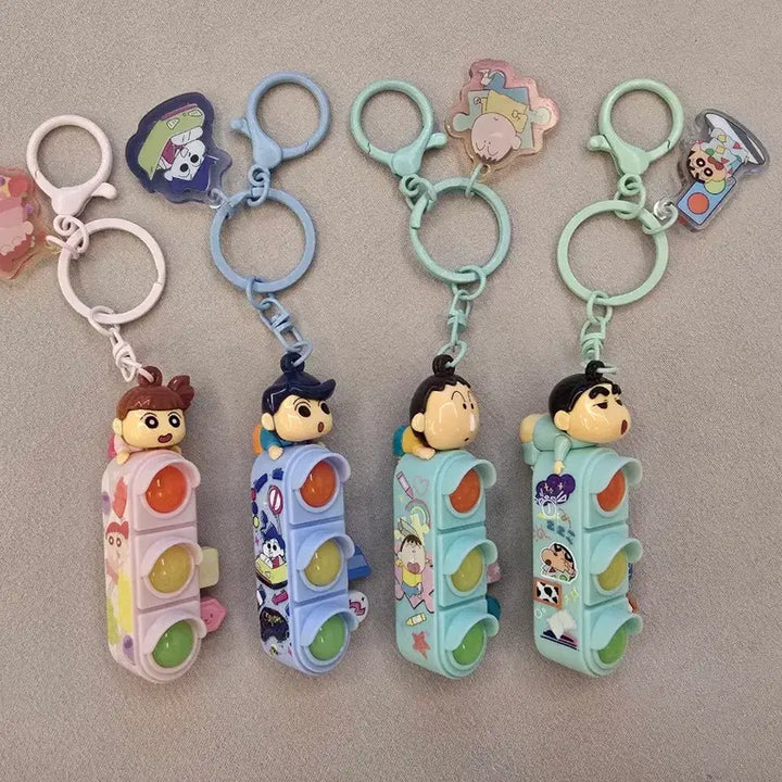 [SOLD OUT] 짱구는못말려 신호등 키링 4종