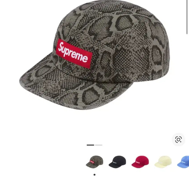 [BUNJANG] Supreme Snake Box Logo Camp Cap / (OS) 슈프림 박스로고 캠프캡 모자 24SS 스네이크