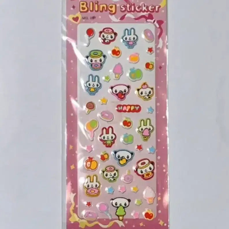 [BUNJANG] Retro Bling Stickers / 고전 레트로 블링블링 스티커