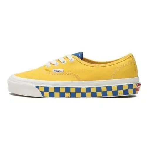 [BUNJANG] Vans Authentic 44 DX Anaheim Factory Yellow Blue Sneakers / 260 반스 어센틱 44 DX 애너하임 팩토리 옐로우 블루 vans
