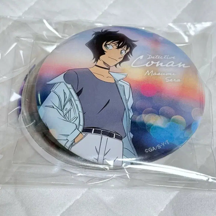 [BUNJANG] Detective Conan Sera Masumi and Mary Sera Can Badge / 명탐정 코난 쿠지 세라 마스미 메리 세라 캔뱃지