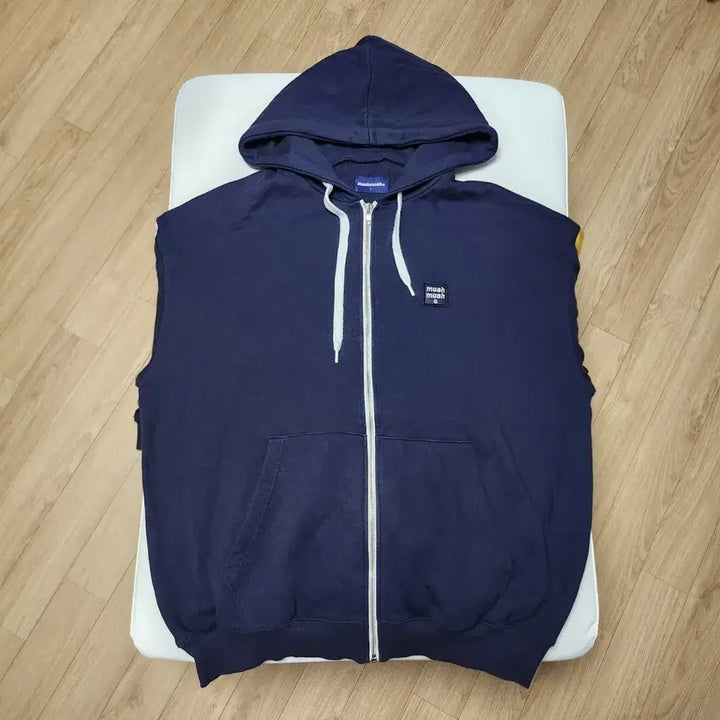 [SOLD OUT] 무아무아 시그니처 콤비 후드 집업