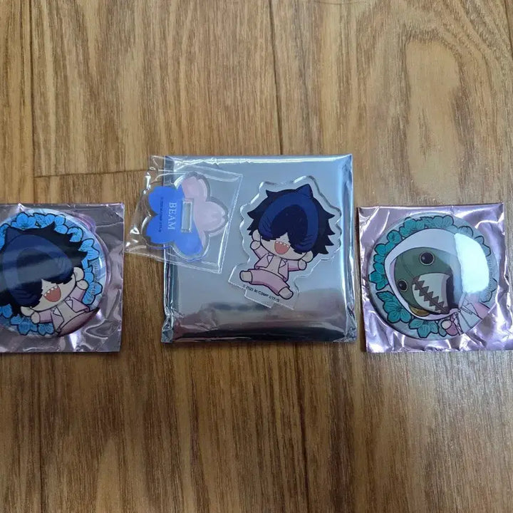 [BUNJANG] Chainsaw Man Hotel Collaboration Beam Acrylic and Badge Set / 체인소맨 호텔 콜라보 빔 (아크릴+캔뱃지) + 폭력 뱃지