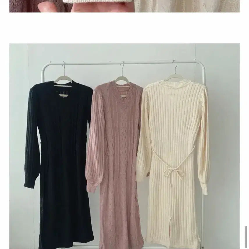 [BUNJANG] Ivory Knit Dress / 니트원피스