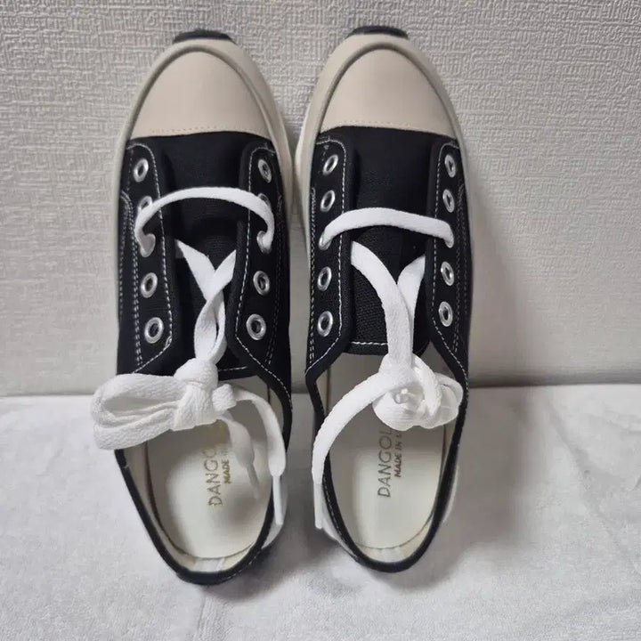 [BUNJANG] Black Canvas Mule Sneakers / 블랙 캔버스 뮬 스니커즈 운동화